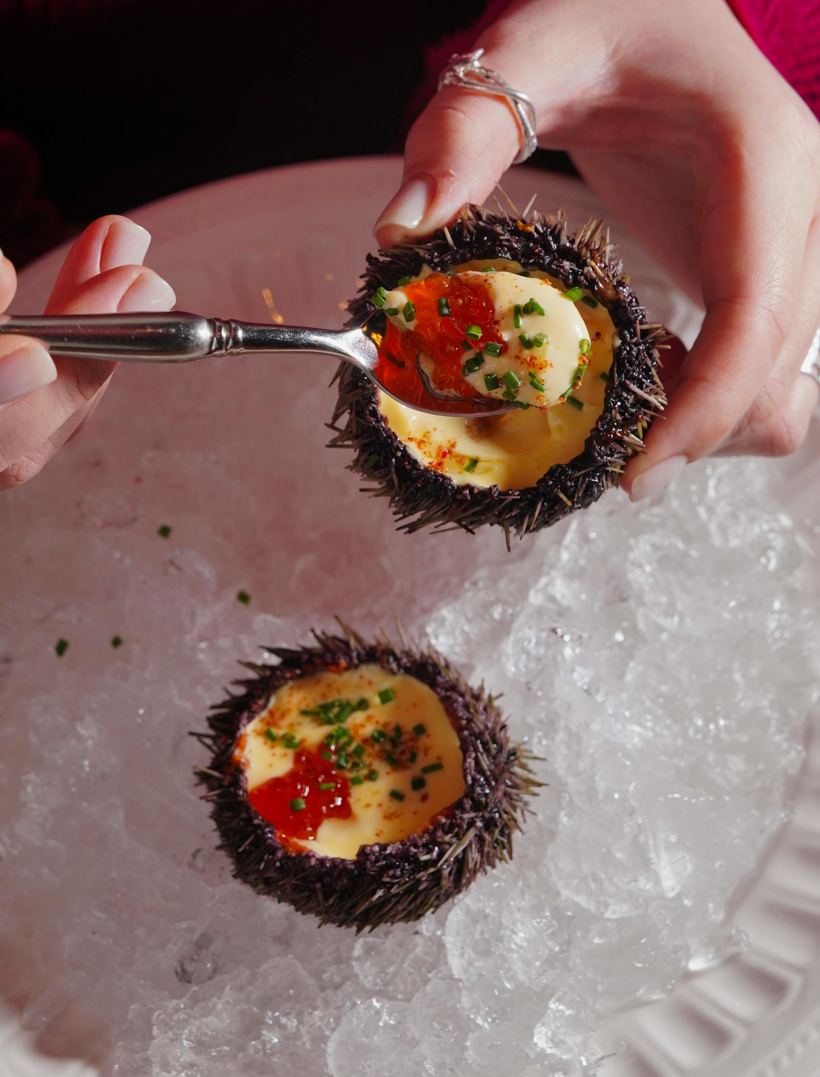 Uni and caviar course